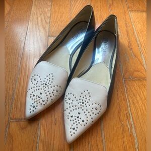 Michael Kors Leather Studded Flats